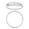 Bague serti clos diamant en or 18 carats