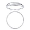 Bague serti clos diamant en or 18 carats