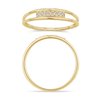 Bague serti clos diamant en or 18 carats