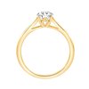 Solitaire diamant en or 18 carats