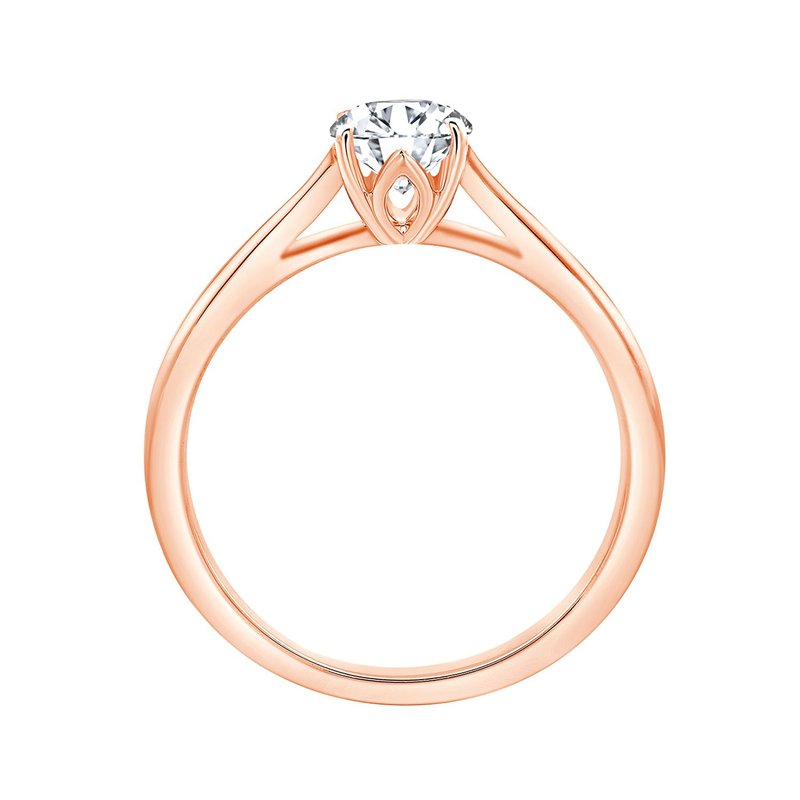 Solitaire diamant en or 18 carats