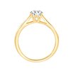 Solitaire diamant en or 18 carats