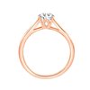 Solitaire diamant en or 18 carats