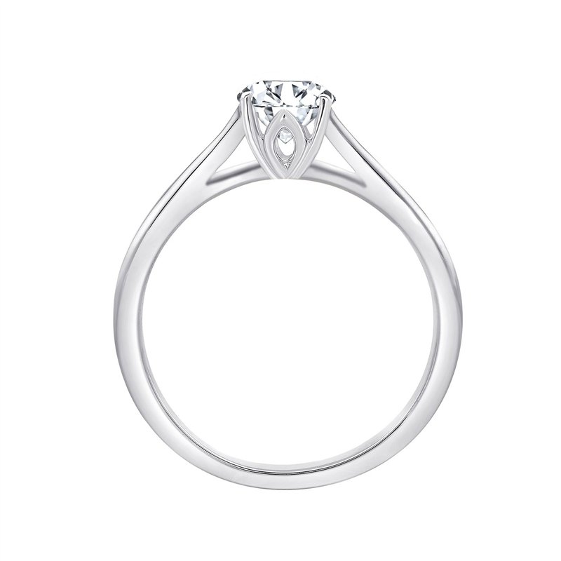 Solitaire diamant en or 18 carats
