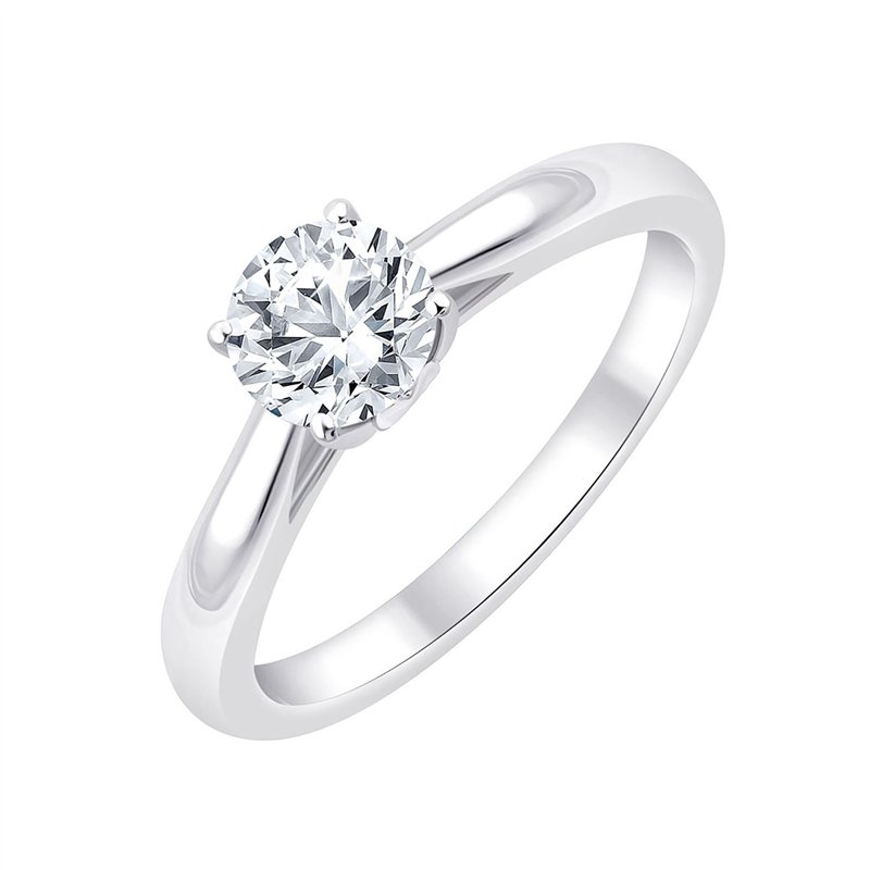 Solitaire diamant en or 18 carats