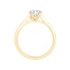 Solitaire diamant en or 18 carats