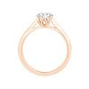 Solitaire diamant en or 18 carats