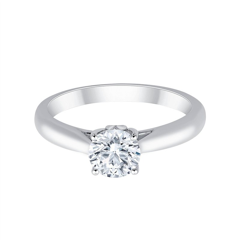 Solitaire diamant en or 18 carats