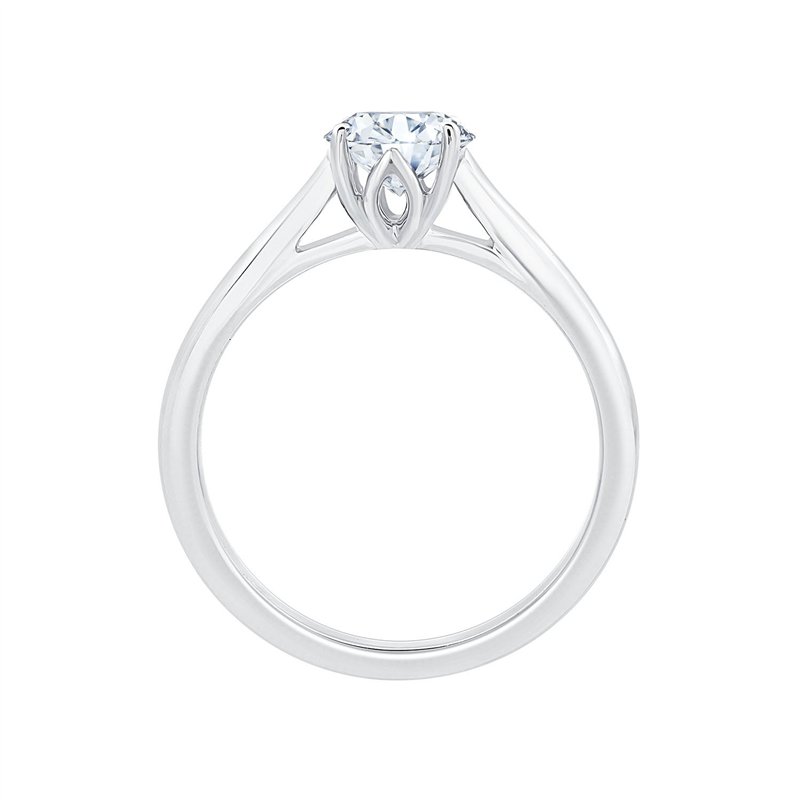 Solitaire diamant en or 18 carats