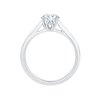 Solitaire diamant en or 18 carats