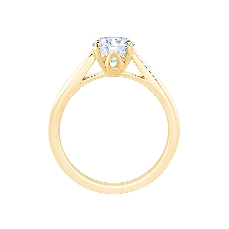Solitaire diamant en or 18 carats