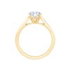 Solitaire diamant en or 18 carats