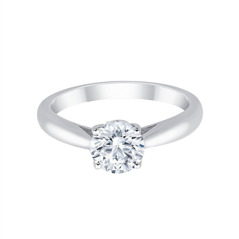 Solitaire diamant en or 18 carats
