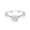 Solitaire diamant en or 18 carats