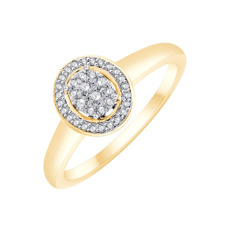 Bague toi et moi diamant en or 18 carats