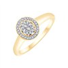 Bague toi et moi diamant en or 18 carats