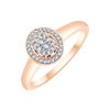 Bague toi et moi diamant en or 18 carats