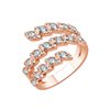 Bague toi et moi diamant en or 18 carats