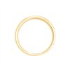 Demi Alliance serti clos diamant en or 18 carats