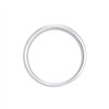 Demi Alliance serti clos diamant en or 18 carats