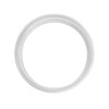Demi Alliance serti clos diamant en or 18 carats
