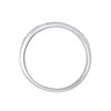 Demi Alliance diamant en or 18 carats