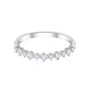 Alliance serti clos diamant en or 18 carats