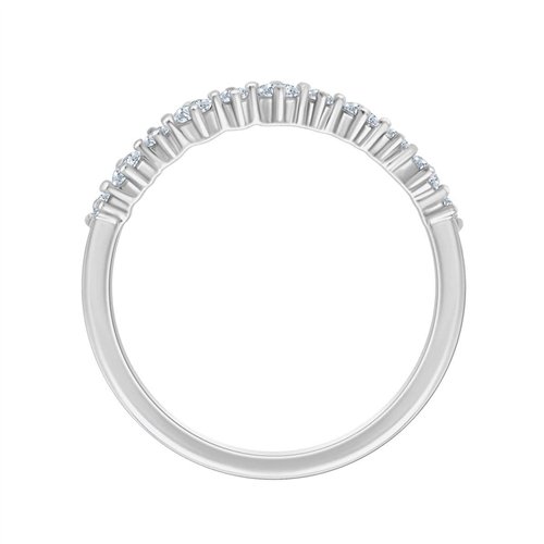Alliance serti clos diamant en or 18 carats