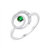 Bague émeraude et diamant en or 18 carats