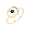 Bague saphir et diamant en or 18 carats