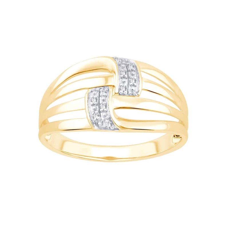 Bague diamant en or 18 carats