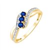 Bague saphir et diamant en or 18 carats