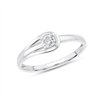 Solitaire serti clos diamant en or 18 carats