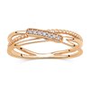 Bague serti clos diamant en or 18 carats