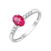BAGUE MAVIS RUBIS ET DIAMANT