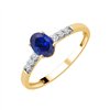 BAGUE MAVIS SAPHIR ET DIAMANT