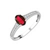 Bague rubis et diamant en or 18 carats