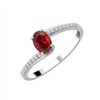 BAGUE DELLA RUBIS ET DIAMANT