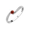 Bague rubis et diamant en or 18 carats