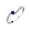 Bague saphir et diamant en or 18 carats