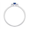Bague saphir et diamant en or 18 carats