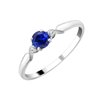 Bague toi et moi saphir et diamant en or 18 carats