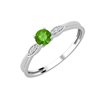 Bague émeraude et diamant en or 18 carats