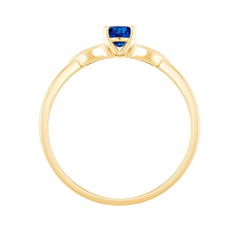 Bague saphir et diamant en or 18 carats