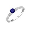 Bague saphir et diamant en or 18 carats