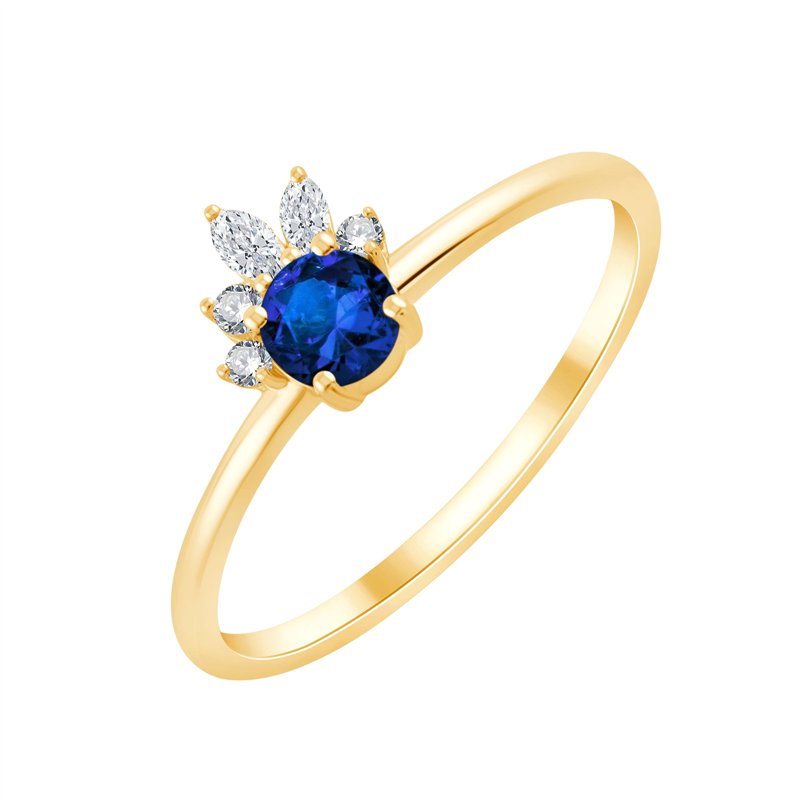 Bague saphir en or 18 carats