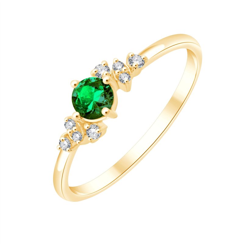 Bague émeraude en or 18 carats
