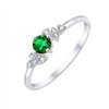 Bague émeraude en or 18 carats