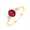 BAGUE PRIMA TAILLE OVALE 2 - RUBIS