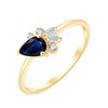 BAGUE PRIMA SAPHIR TAILLE POIRE